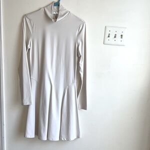 Susana Monaco Mock Neck Long Sleeve Dress, L